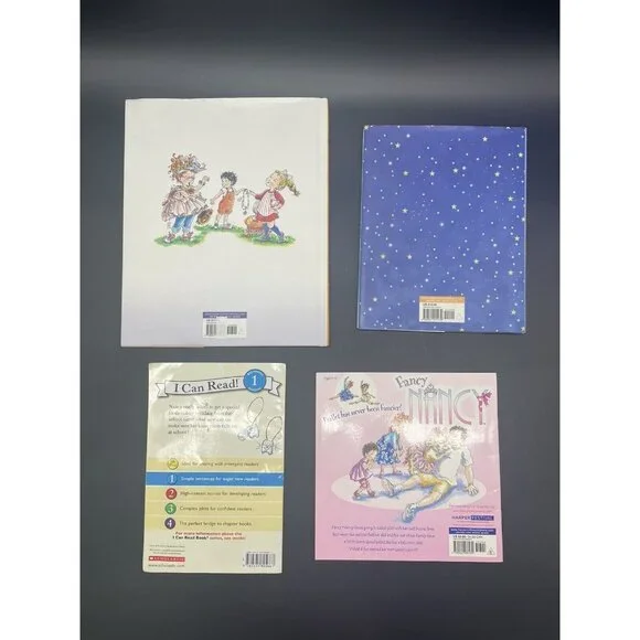 Fancy Nancy Books Lot of 4 Children’s Girls Jane O’Conner Hardback Paperback - Picture 2 of 10